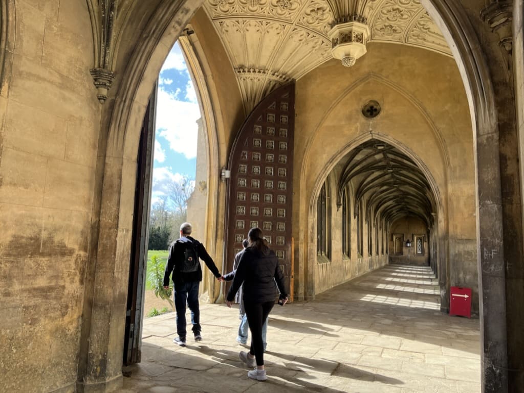 Visiting St. John's College in Cambridge