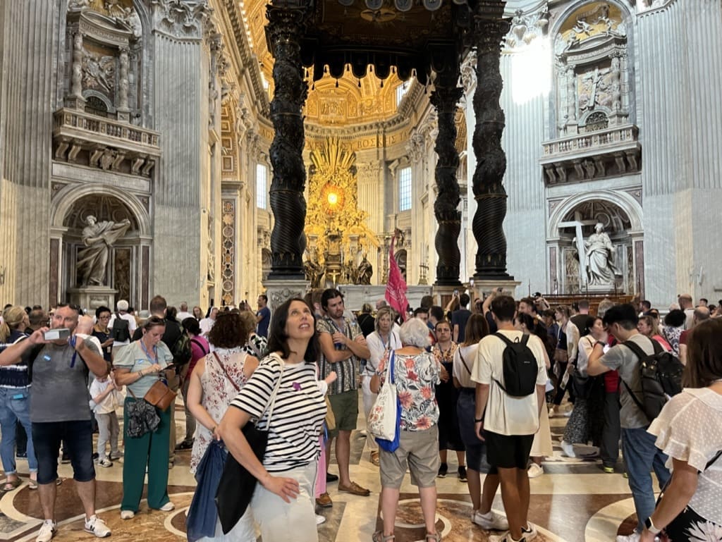 Touring the Vatican in Rome