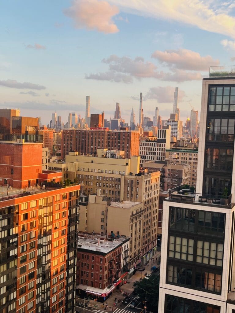 Our NYC view after returning from our family road trip
