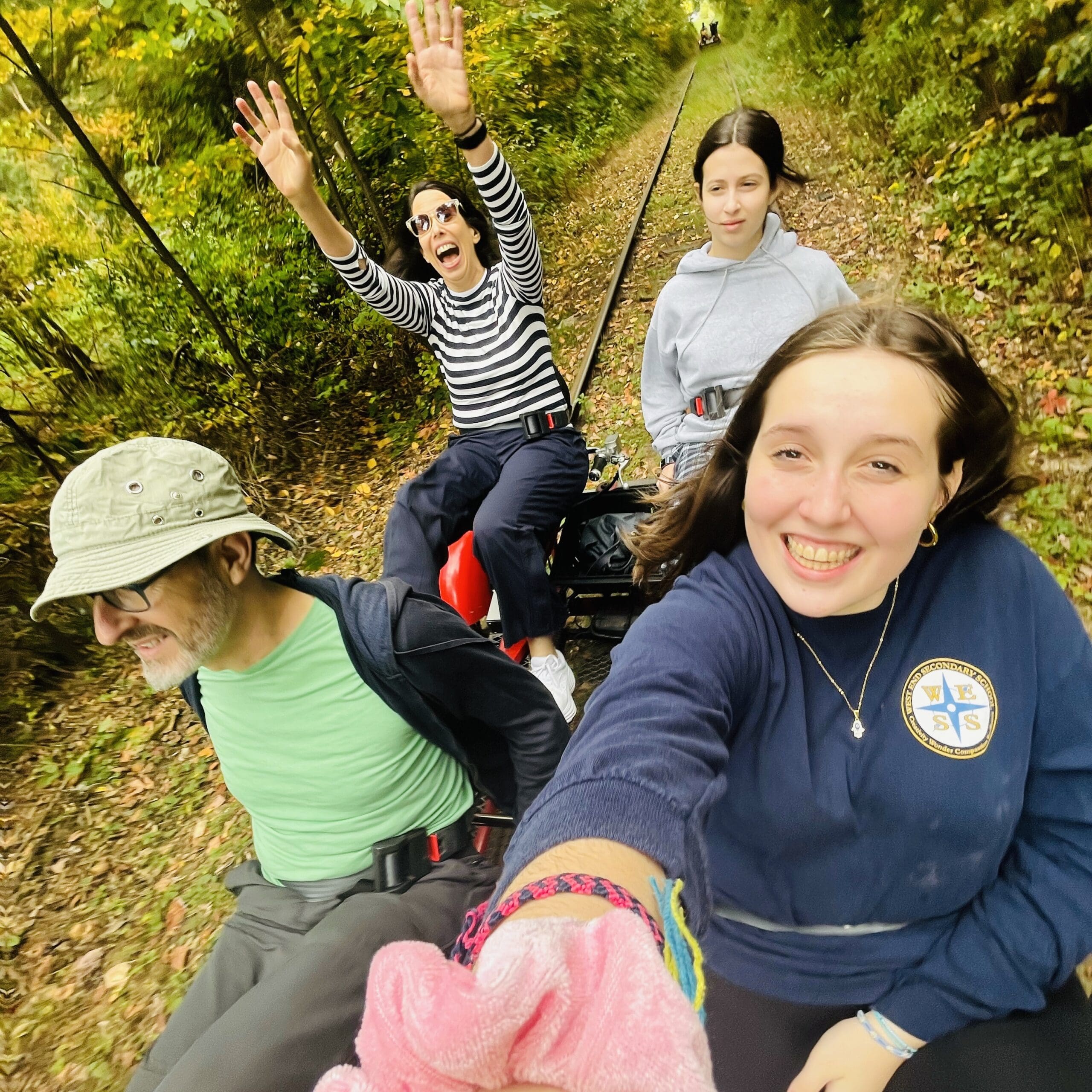 family fun during the Rail Explorers adventure