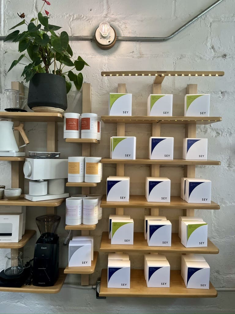 Coffee for sell at Yes Cafe Bushwick