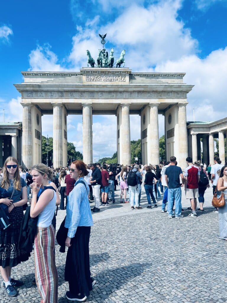 Family trip to Berlin Brandenburg Gate