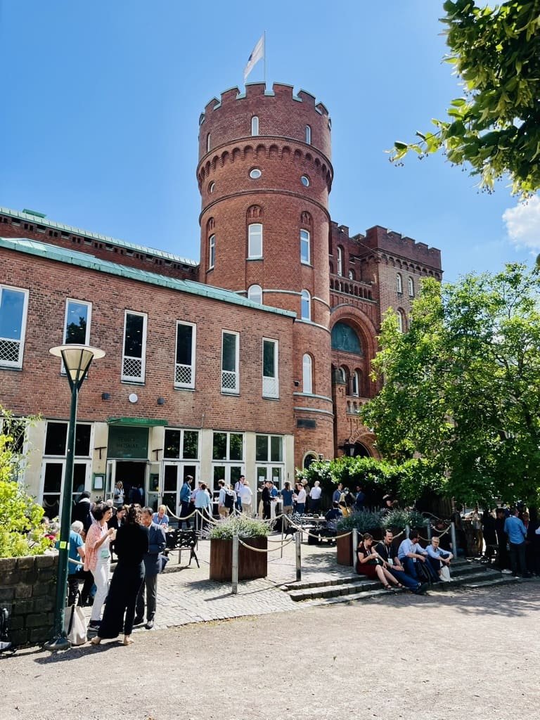 Historic buildings on the campus of Lund University in Lund, Sweden